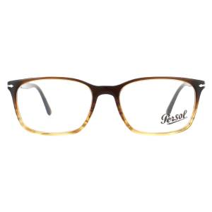 Persol Eyeglasses PO3189V 1026 Brown And Striped Brown Men
