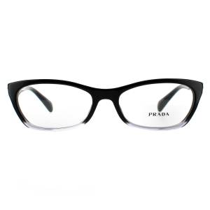 Prada Eyeglasses PR15PV ZYY1O1 Black Gradient Transparent Women