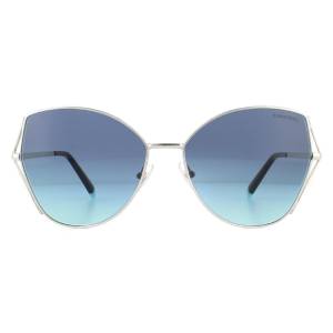 Tiffany Sunglasses TF3072 60019S Silver Tiffany Blue Gradient