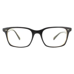 Oliver Peoples Eyeglasses Nisen OV5446U 1441 Black and Olive Tortoise Men