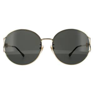 Gucci Sunglasses GG1017SK 001 Gold Gray