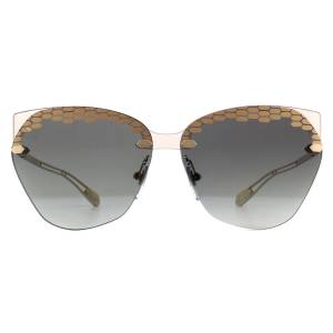 Bvlgari Sunglasses BV6107 205011 Pink Transparent Gray Gradient