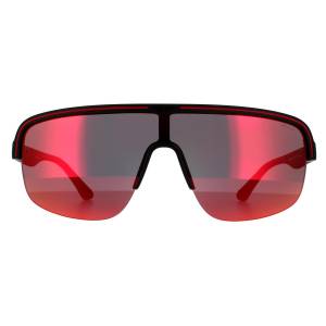 Police Sunglasses SPLB47M Arcade 3 6VPX Matte Dark Gray Multilayer Red