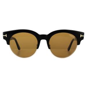 Tom Ford Sunglasses 0598 Henri 01E Shiny Black Brown